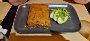 Moussaka at Veganaki in Athens