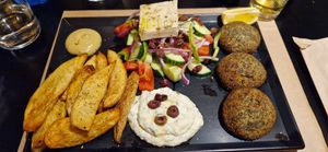 Special platter. at Veganaki in Athens