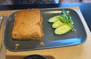 Moussaka   at Veganaki in Athens