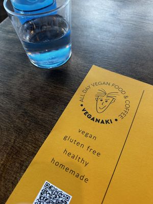 Nice logo  at Veganaki in Athens
