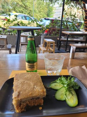 Moussaka at Veganaki in Athens