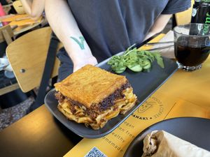 Pastitsio   at Veganaki in Athens