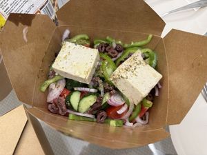 Side salad  at Veganaki in Athens