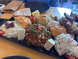 Starter platter #Veganuary at Veganaki in Athens