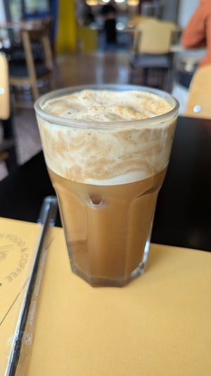 Frappe at Veganaki in Athens