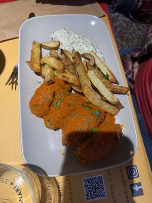 Red sauce   at Veganaki in Athens