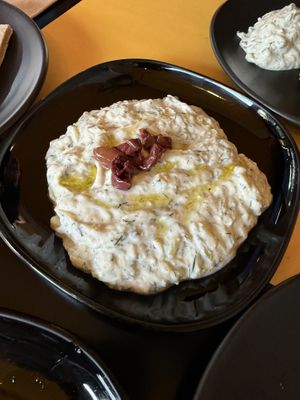 tzatziki  at Veganaki in Athens