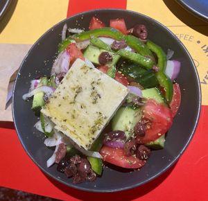 Feta saladd  at Veganaki in Athens