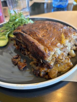 Moussaka   at Veganaki in Athens
