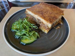 Moussaka at Veganaki in Athens