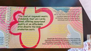 Restaurant values at Veganaki in Athens