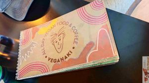 The restaurant's values at Veganaki in Athens