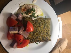 food good but not very tasty at Veganaki in Athens