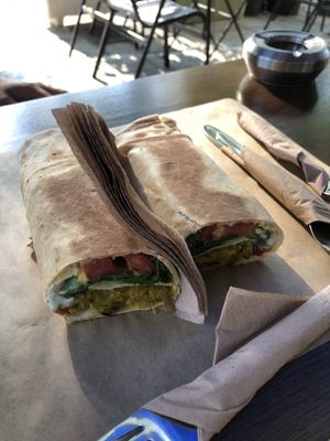 Wrap at Veganaki in Athens