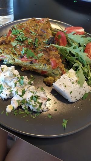 Omelette at Veganaki in Athens