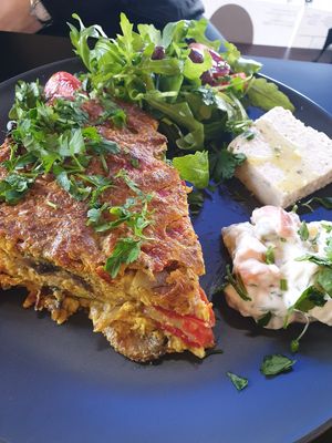 Omelette at Veganaki in Athens