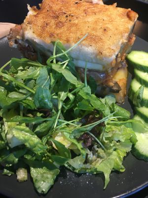 Mousaka at Veganaki in Athens