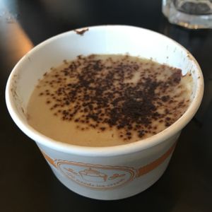 Tiramisu - tasted like it was a few days old  at Veganaki in Athens