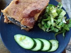 Moussaka at Veganaki in Athens