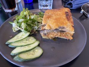 Moussaka at Veganaki in Athens