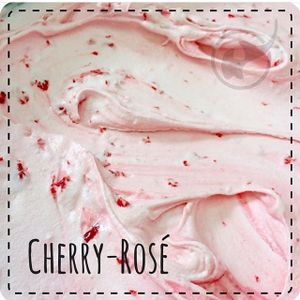 Cheery-Rosé ice cream at Kinu Fiori in Medellin