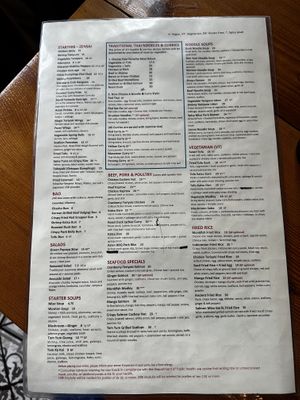 Menu, as of 20240622  at The Mad Monkfish in Cambridge