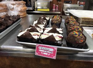 Just a few of the vegan options on the morning I visited! at Panaderia Nuevo Leon in Chicago