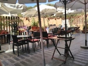The terrace at AlCasaBar in Malaga