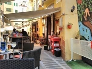 The terrace at AlCasaBar in Malaga