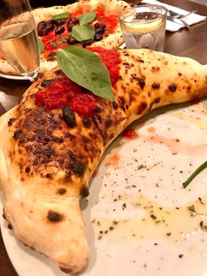 Amazing calzone!  at La Stella Nera in Berlin