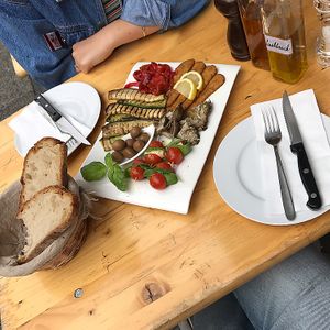 antipasti goodnesss  at La Stella Nera in Berlin