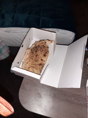 Calzone - has spice! at La Stella Nera in Berlin