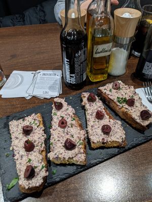 bruschetta at La Stella Nera in Berlin