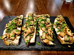 Bruscetta Funghi at La Stella Nera in Berlin