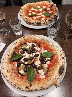 pizzas  at La Stella Nera in Berlin