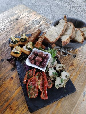 Antipasto misto at La Stella Nera in Berlin