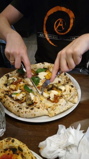 Another amazing pizza at La Stella Nera in Berlin