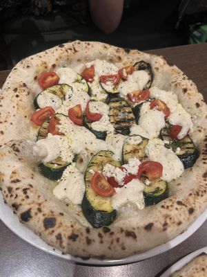 Zuchini pizza  at La Stella Nera in Berlin