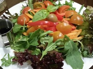 small side salad at La Stella Nera in Berlin