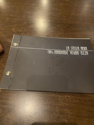 Menu  at La Stella Nera in Berlin