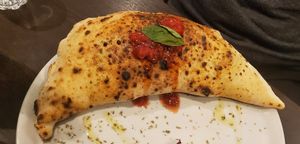Calzone at La Stella Nera in Berlin