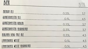 Beer at La Stella Nera in Berlin