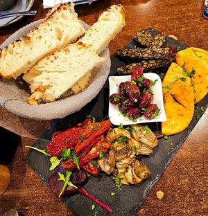 Antipasto misto at La Stella Nera in Berlin