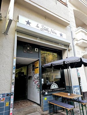 Outside at La Stella Nera in Berlin