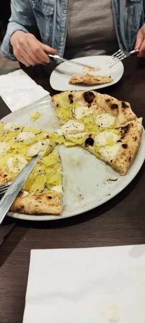 Potato and cipulle at La Stella Nera in Berlin