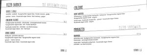 Menu, pg 3  at La Stella Nera in Berlin
