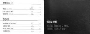 Menu, pg 7  at La Stella Nera in Berlin
