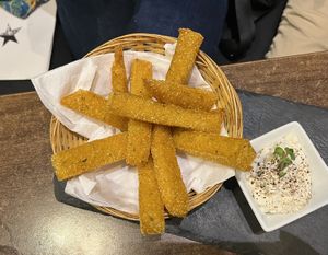 Polenta Fries - very good!  at La Stella Nera in Berlin