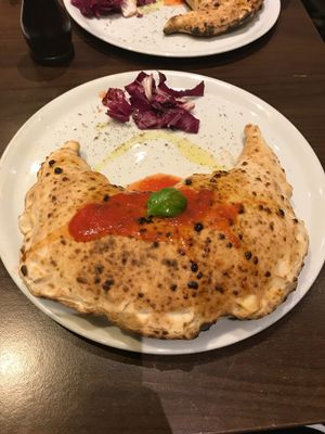 Calzone time! at La Stella Nera in Berlin