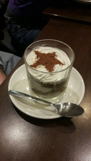 delicious desert at La Stella Nera in Berlin